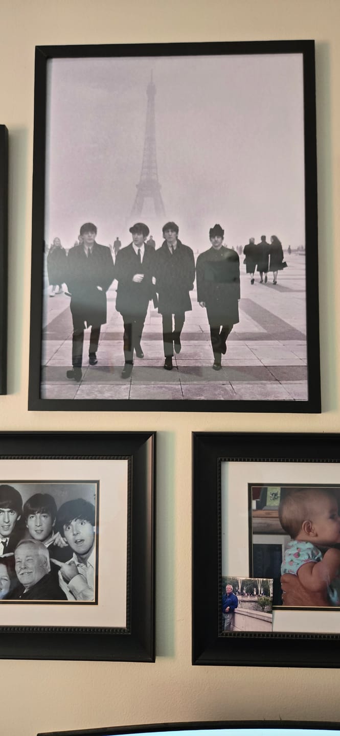 Customer photo review of The Beatles at the Eiffel Tower, Paris
