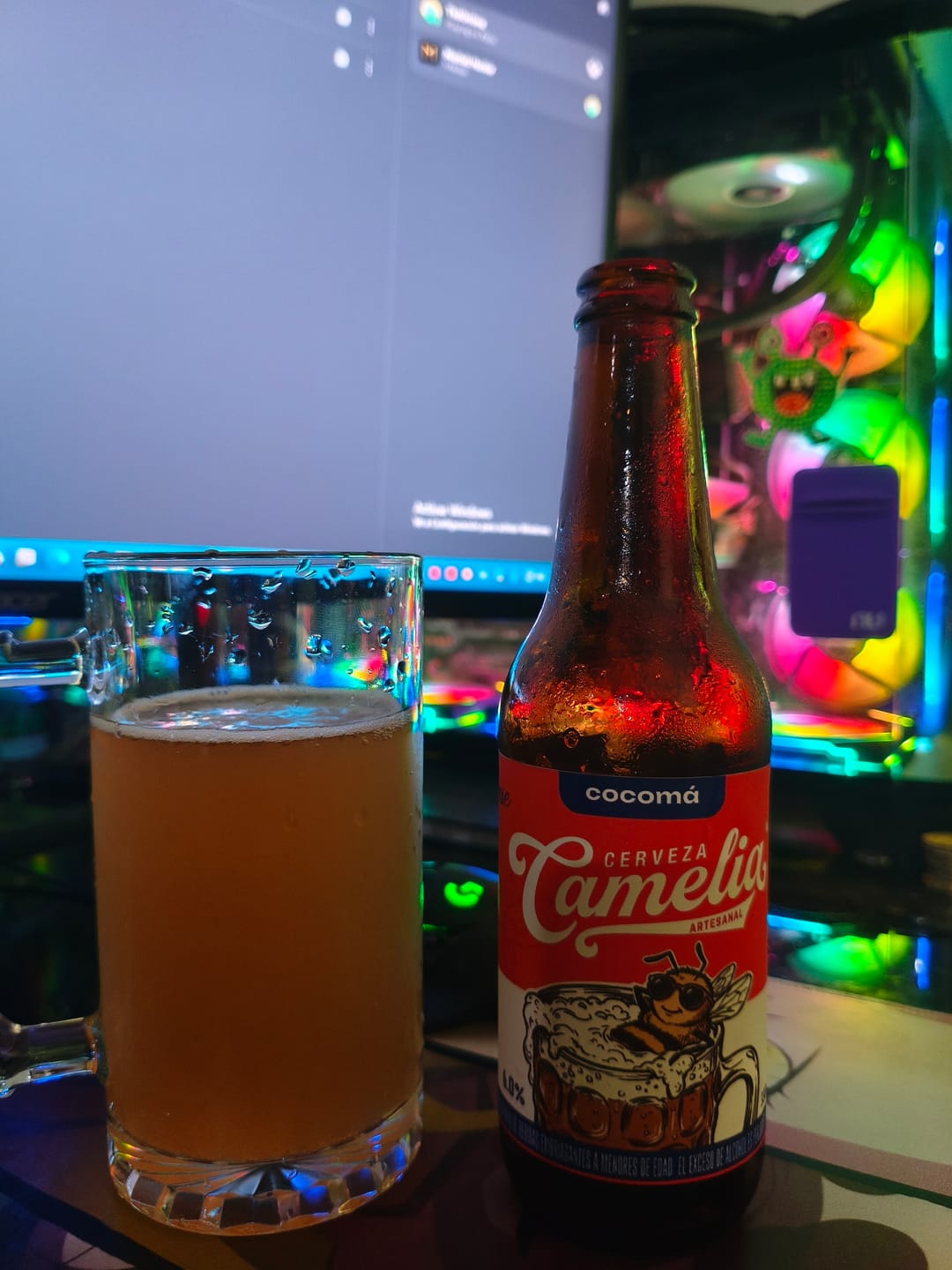 Customer photo review of Cerveza Camelia Trigo & Miel x330ml (vidrio)