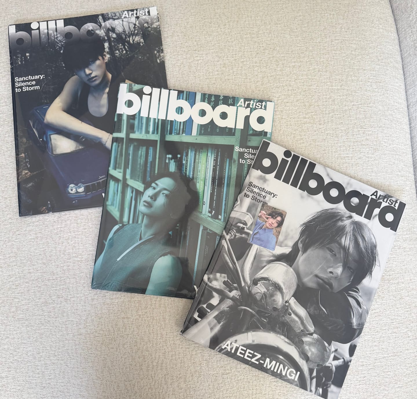 Customer photo review of ATEEZ - BILLBOARD ARTIST : ATEEZ EDITION MAGAZINE