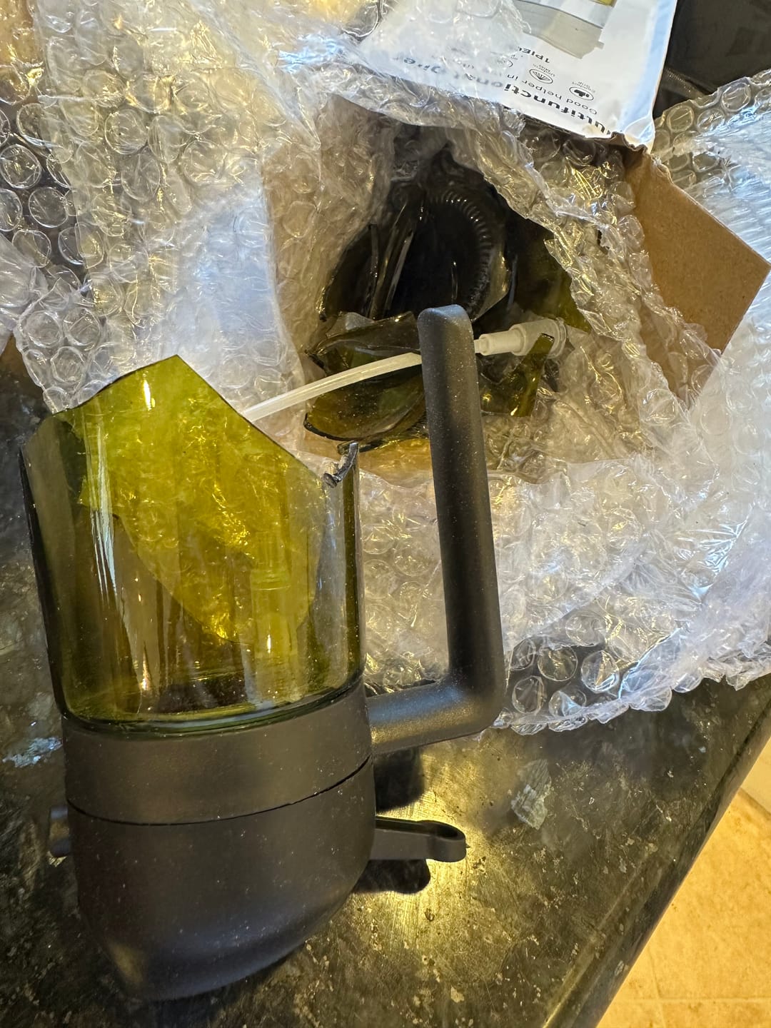 Customer photo review of Premium Non-Slip Dispenser Base