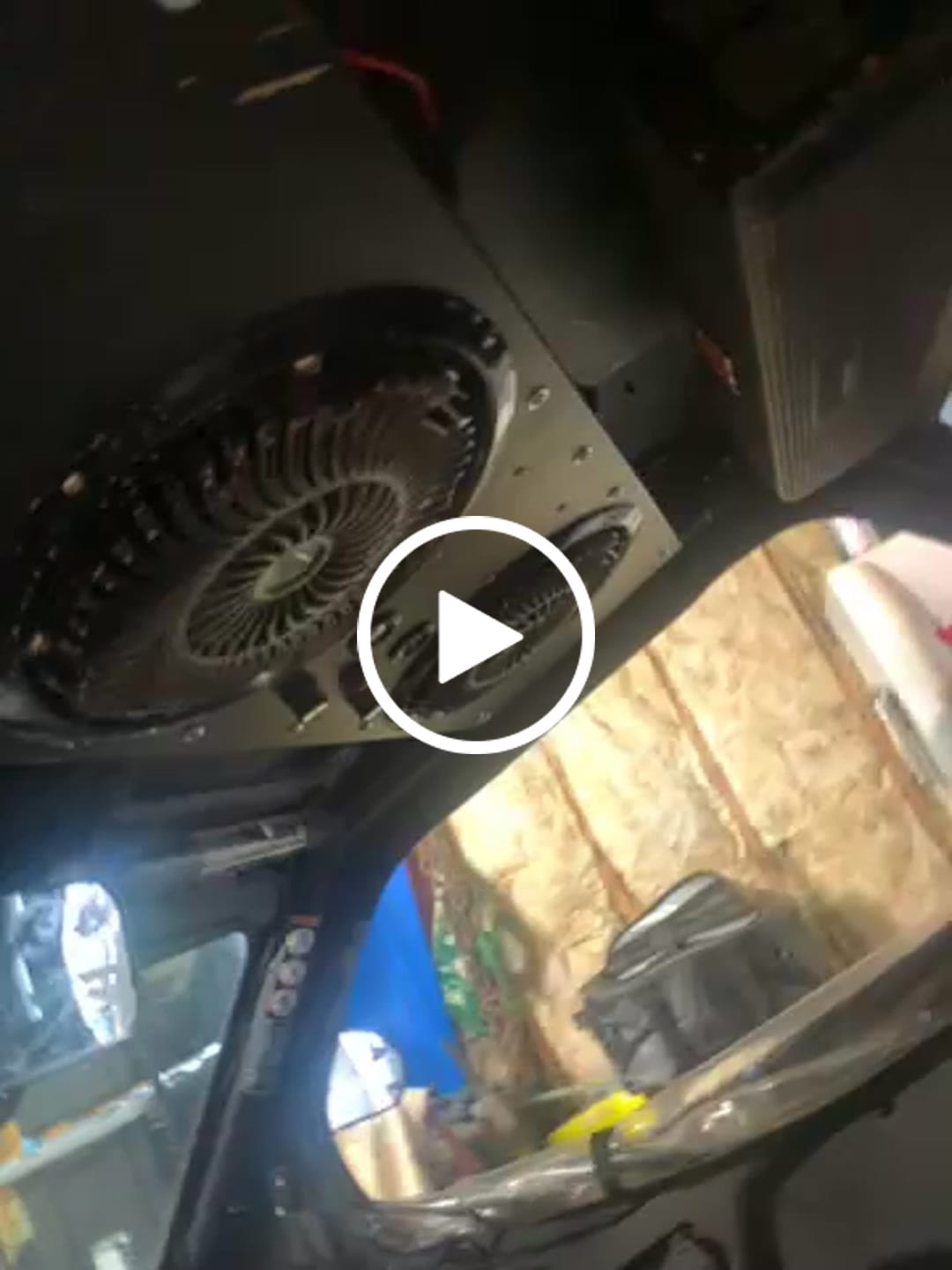 Customer video review of UTV Roof Fan with lights for Polaris /Defender /UForce 57-41 Inch Roof Width