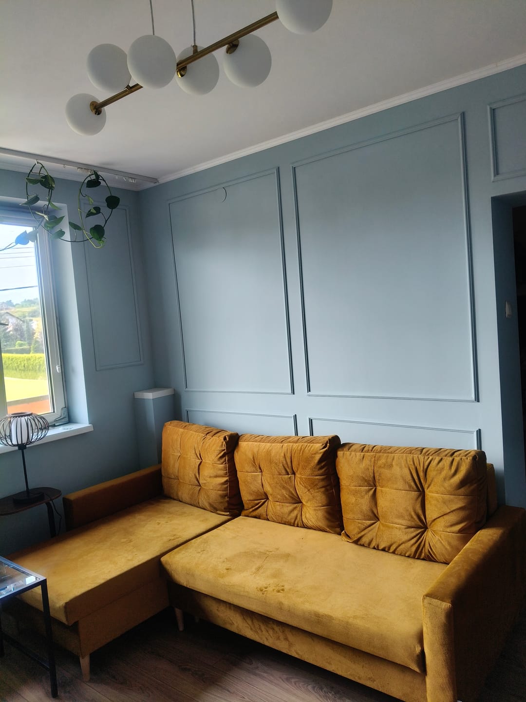 Customer photo review of Narożnik BLANK velvet