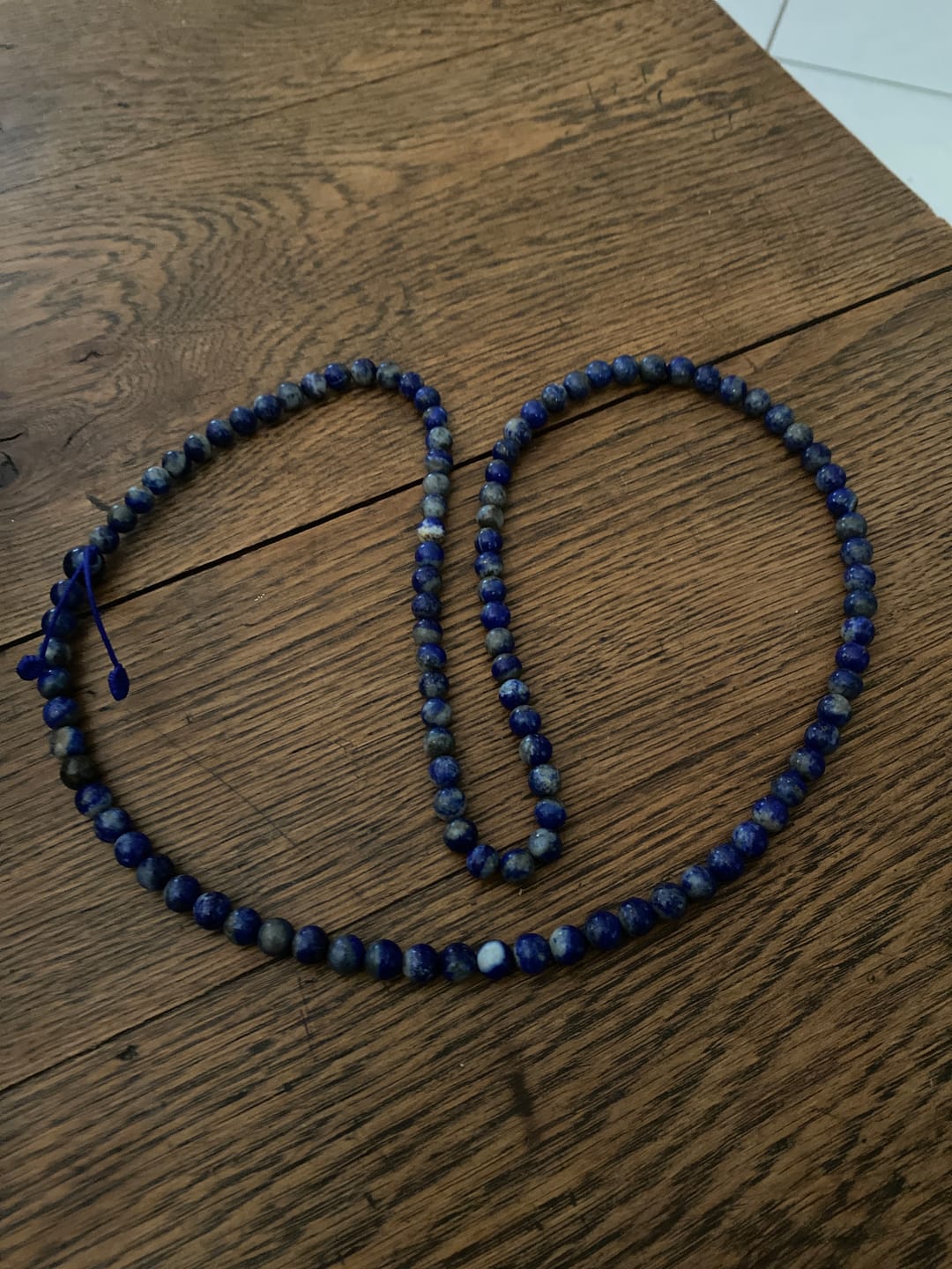 Customer photo review of Mala Lapis Lazuli