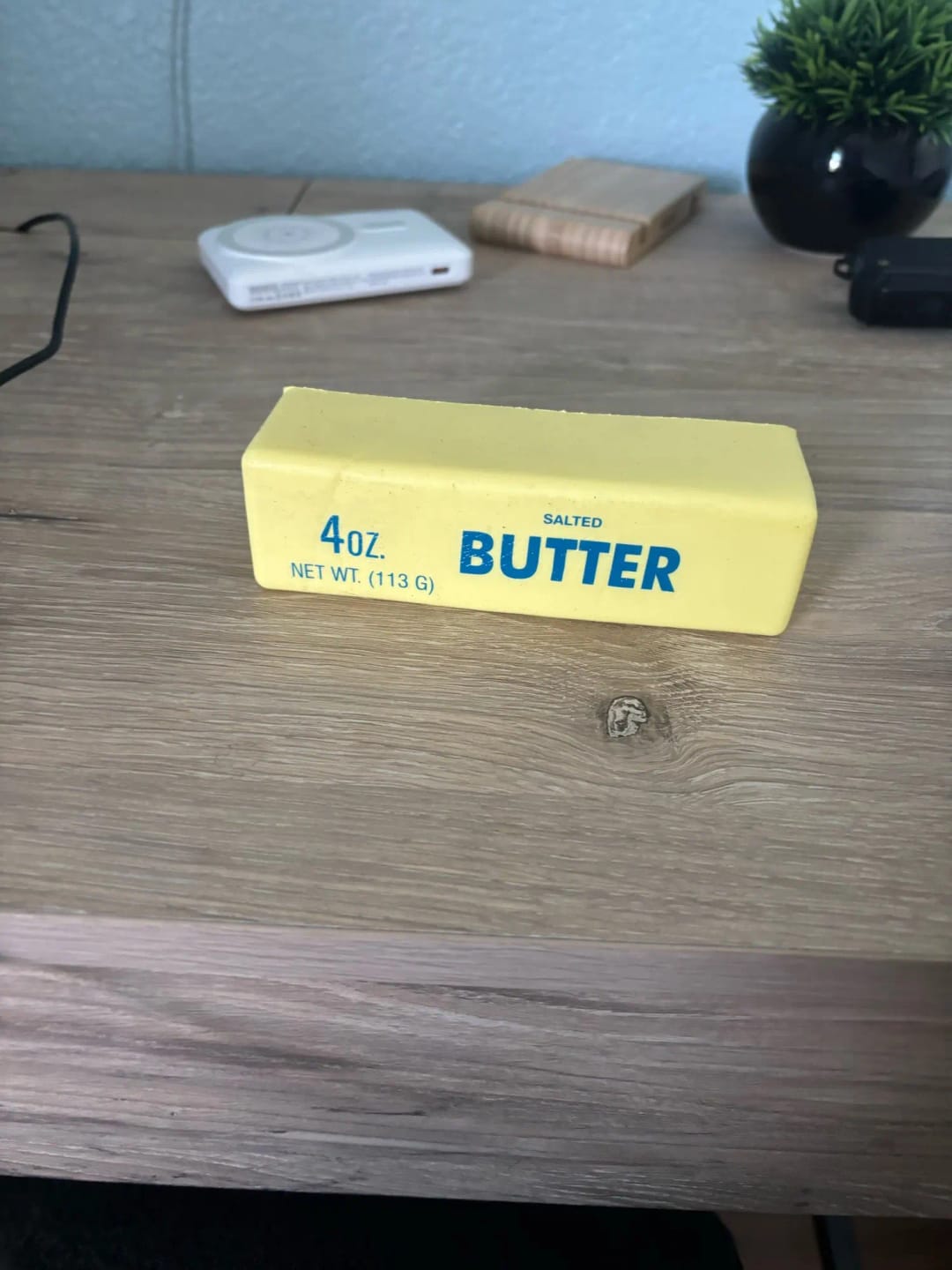 Customer photo review of Butter Stick Squishy Fidget Toy