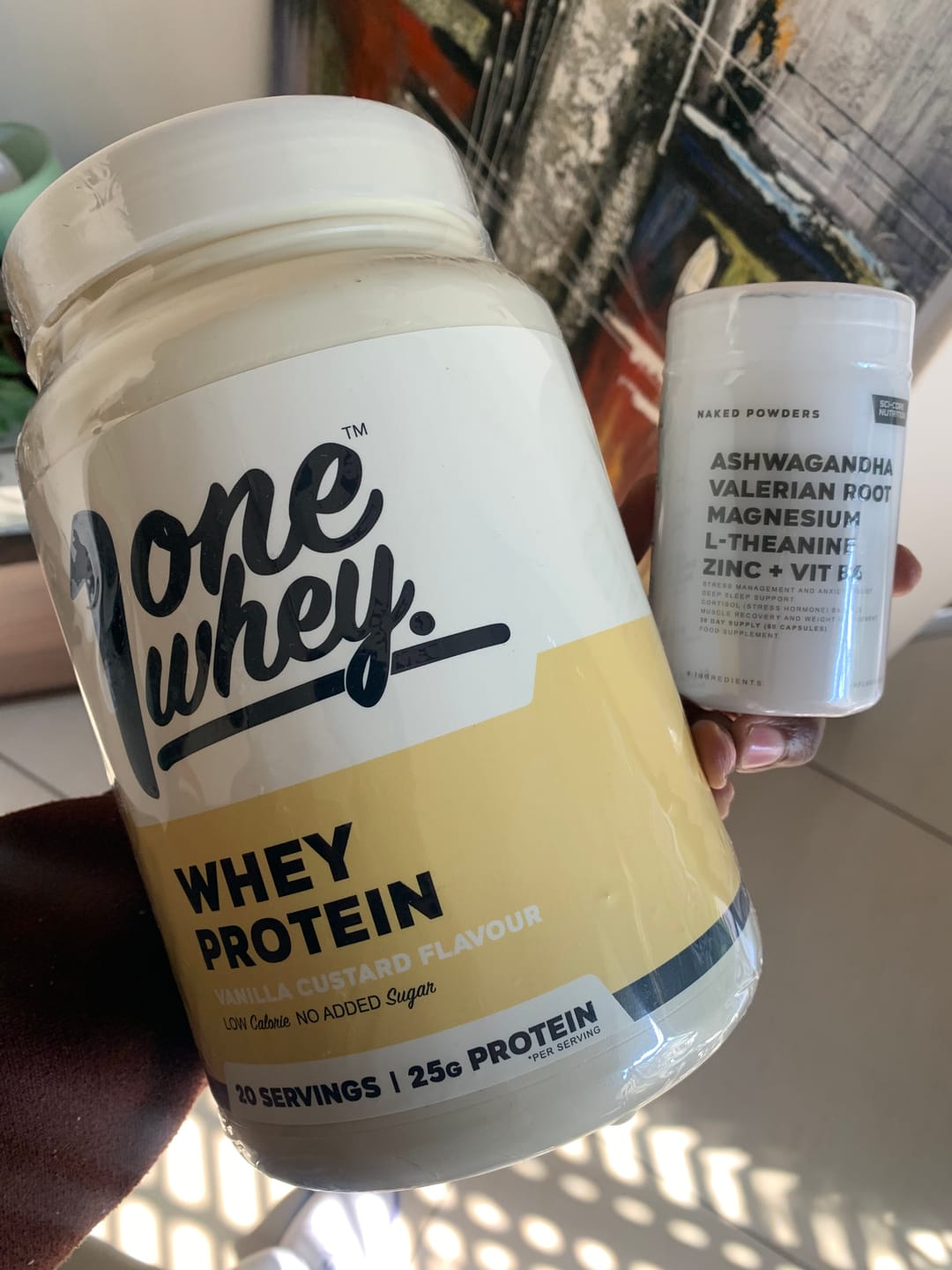 Customer photo review of Ashwagandha, Valerian Root, Magnesium, L-Theanine, Zinc, Vit B6 - 60 caps | 30 day supply