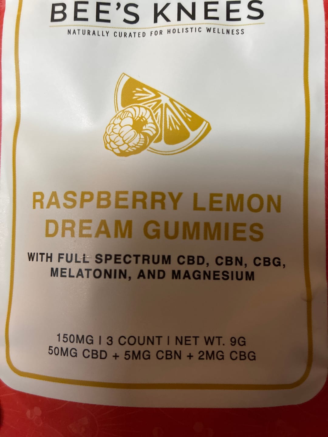 Customer photo review of Lemon Total Wellness Full Spectrum CBD Gummies