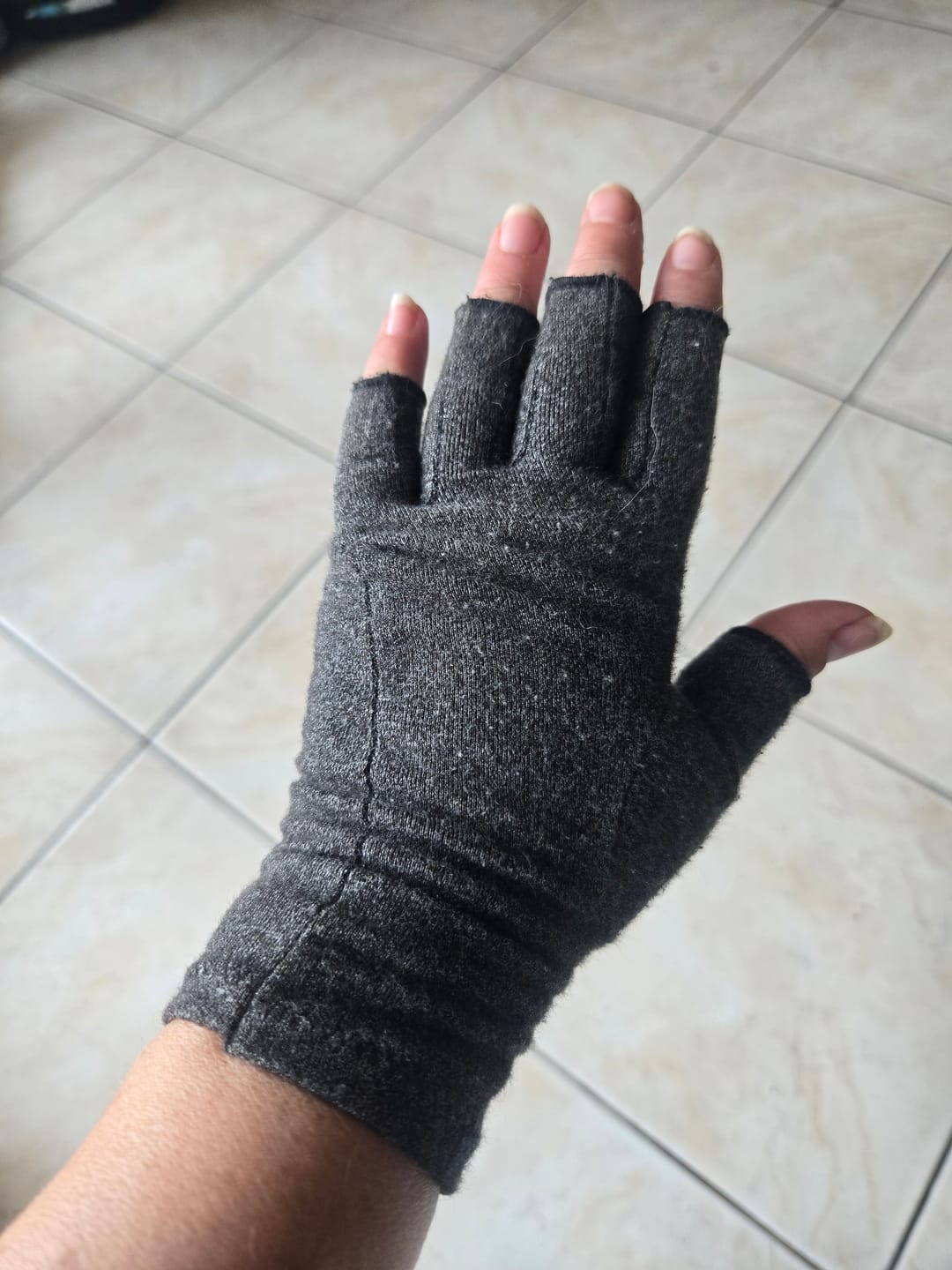 Customer photo review of Gants de Compression