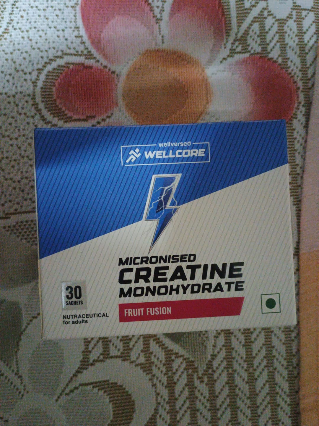 Customer photo review of Wellcore - Pure Micronised Creatine Monohydrate | Fruit Fusion (30 Sachets)