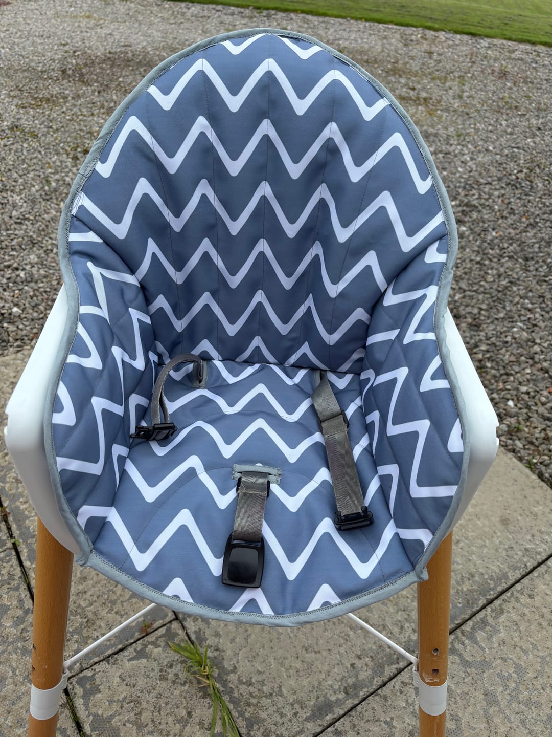 Customer photo review of Chevron Print Water Resistant Fabric