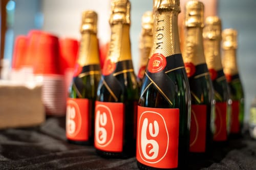 Customer photo review of Moet Imperial Brut Champagne Mini Bottles 187ml