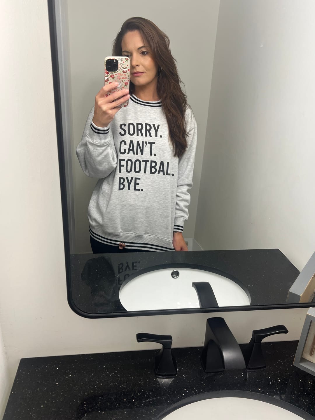 Customer photo review of Sorry Can't Football Bye