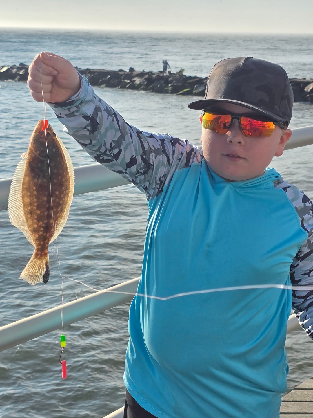 Customer photo review of 8 Strand No Fade Braided Fishing Line Series - Super Sleek & Smooth Braided Fishing Line - High Performance Fishing Line For Saltwater & Freshwater