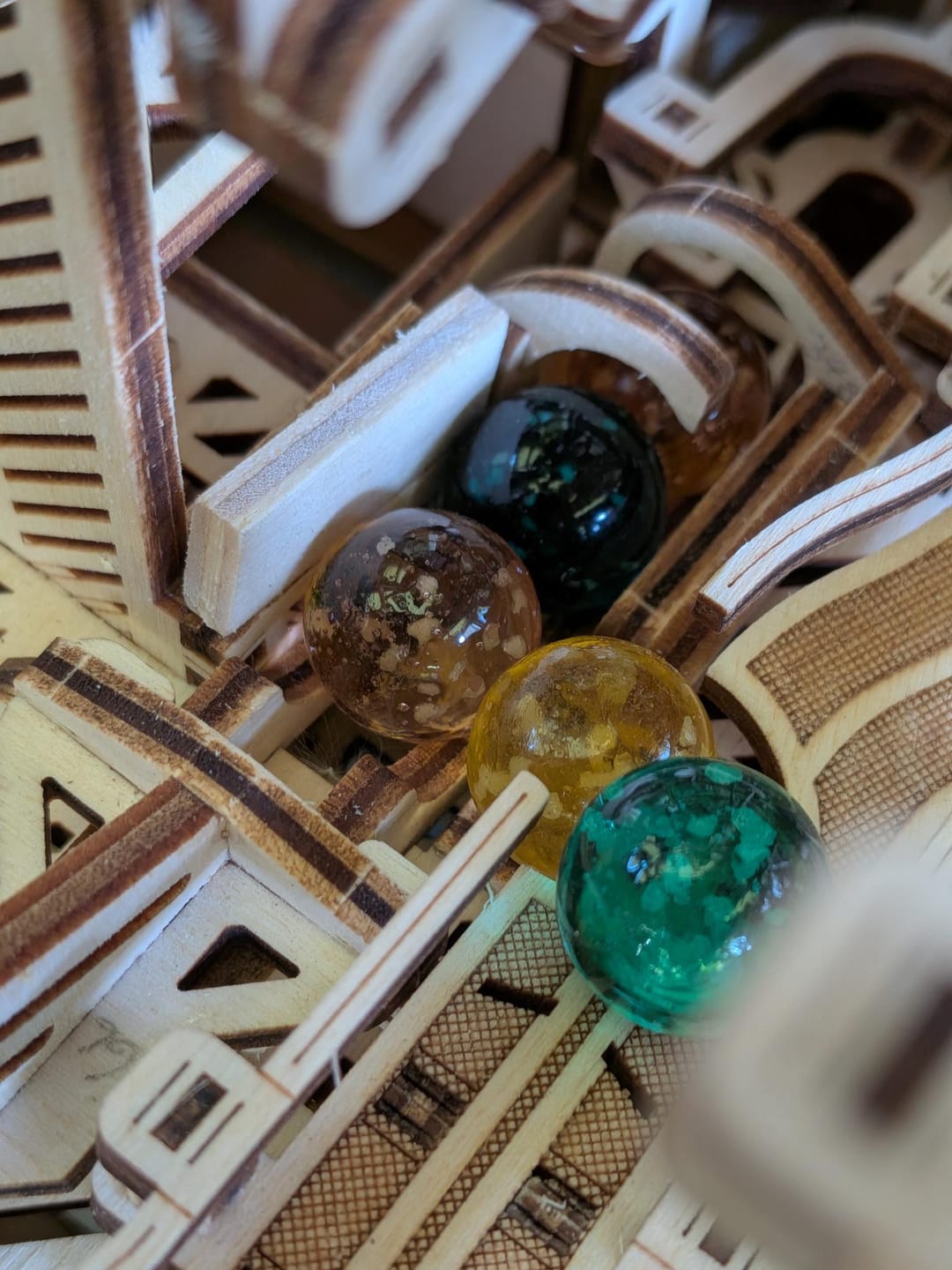 Customer photo review of Gravity Marble Run
