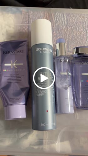 Customer video review of Goldwell Ultra Volume Glamour Whip Styling Mousse - 300ml
