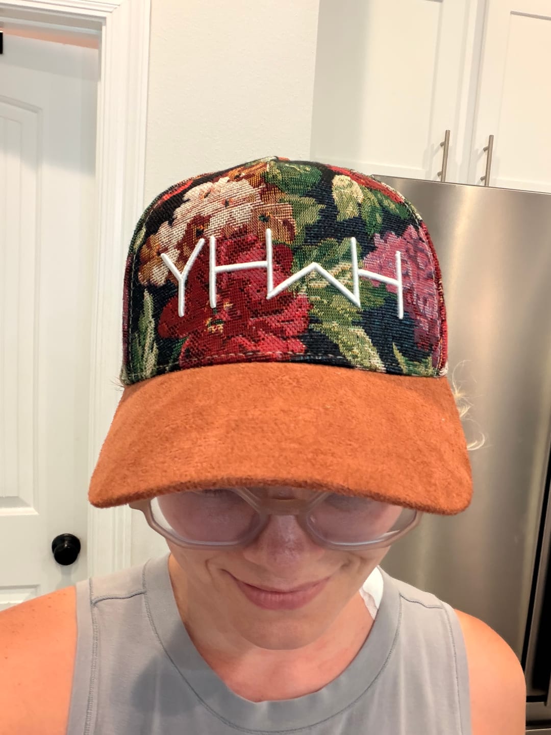 Customer photo review of Floral YHWH Hat