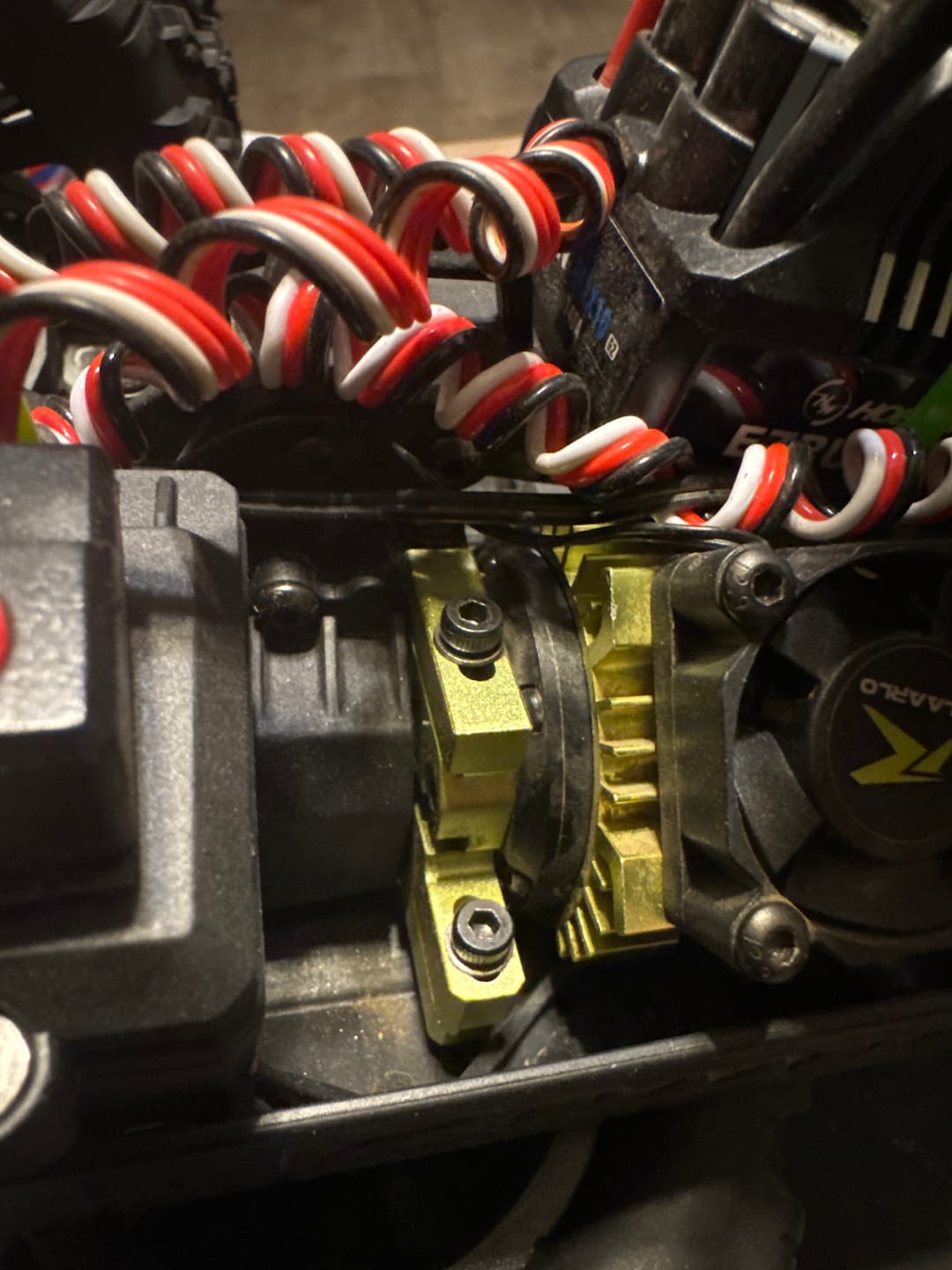 Customer photo review of Adjustable Motor Mount For RZ001 and XTS Rally Cars
