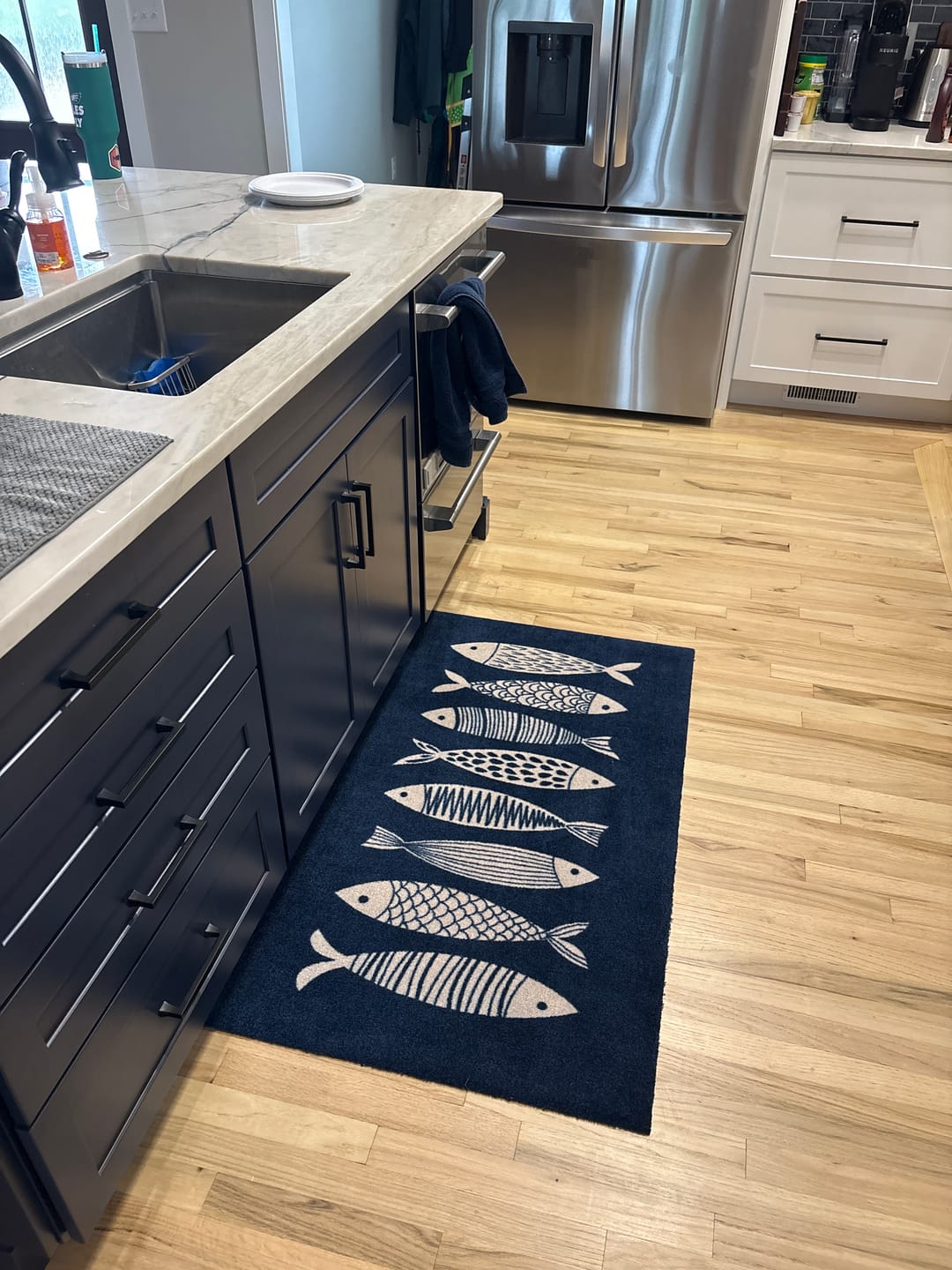 Customer photo review of Machine Washable - A Fish Tale Rug