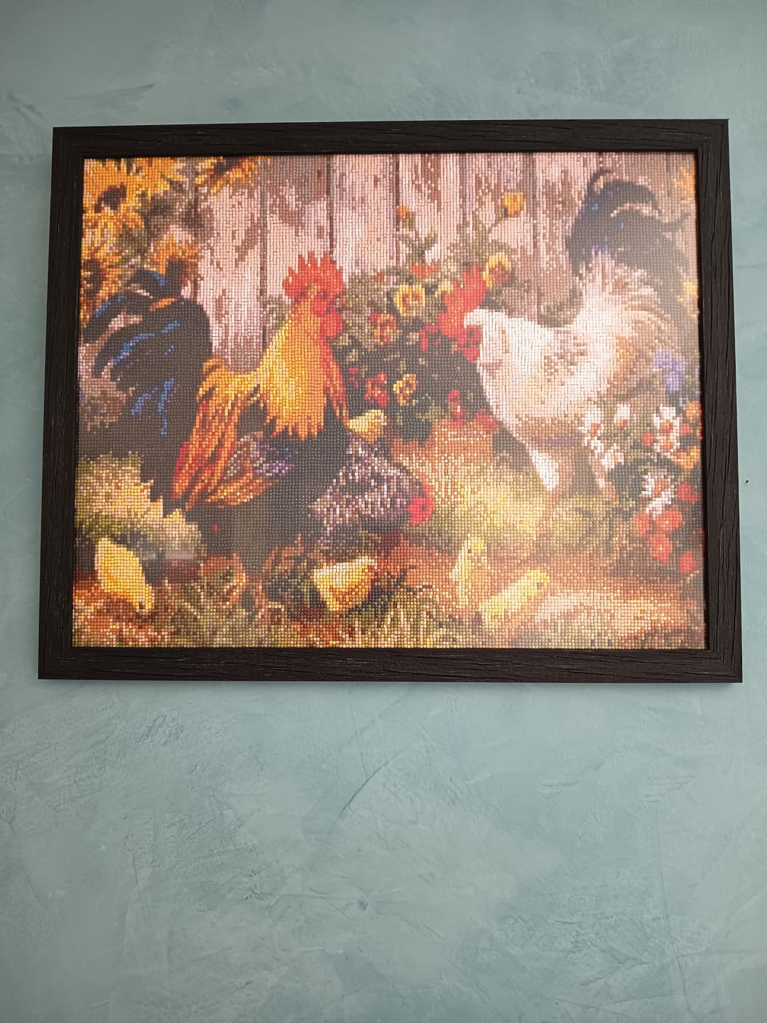 Customer photo review of Broderie Diamant - La Ferme des Coqs