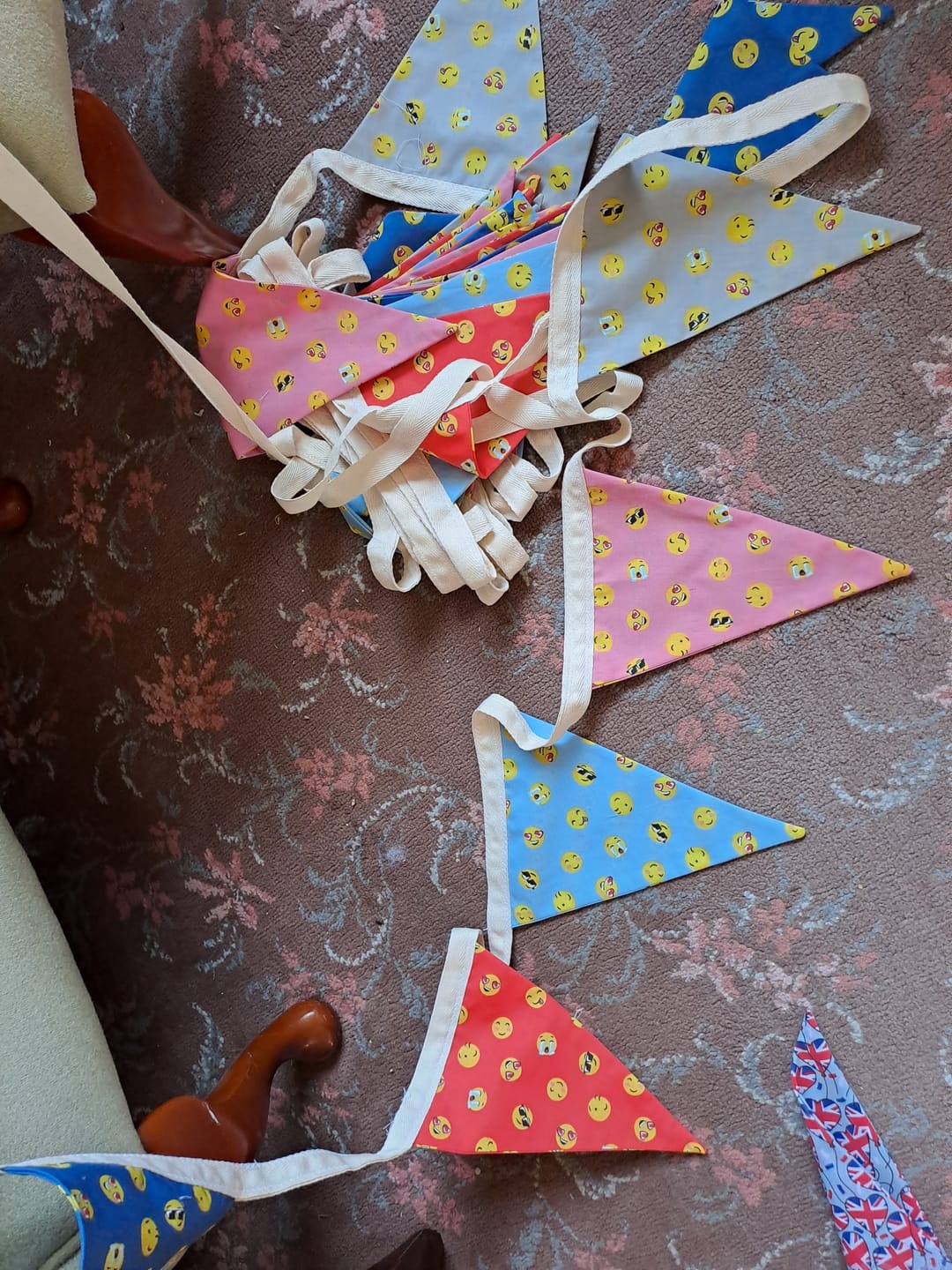 Customer photo review of Union Jack Balloons Polycotton Fabric