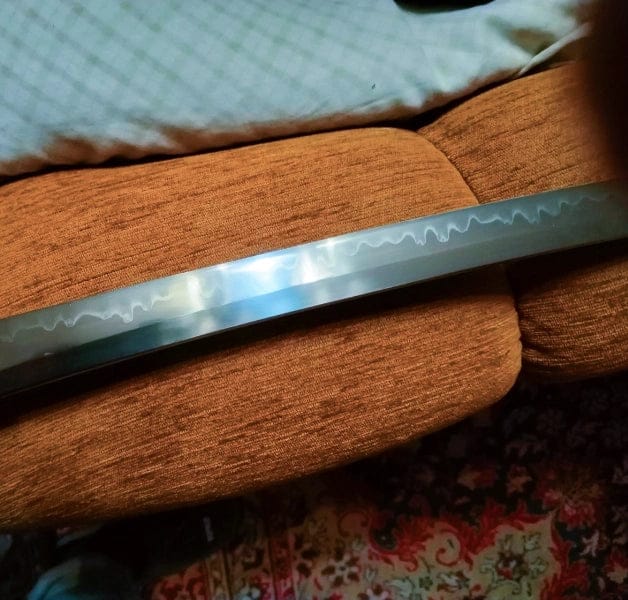 Customer photo review of Shadow Sovereign Katana (Premium Copper Tsuba)