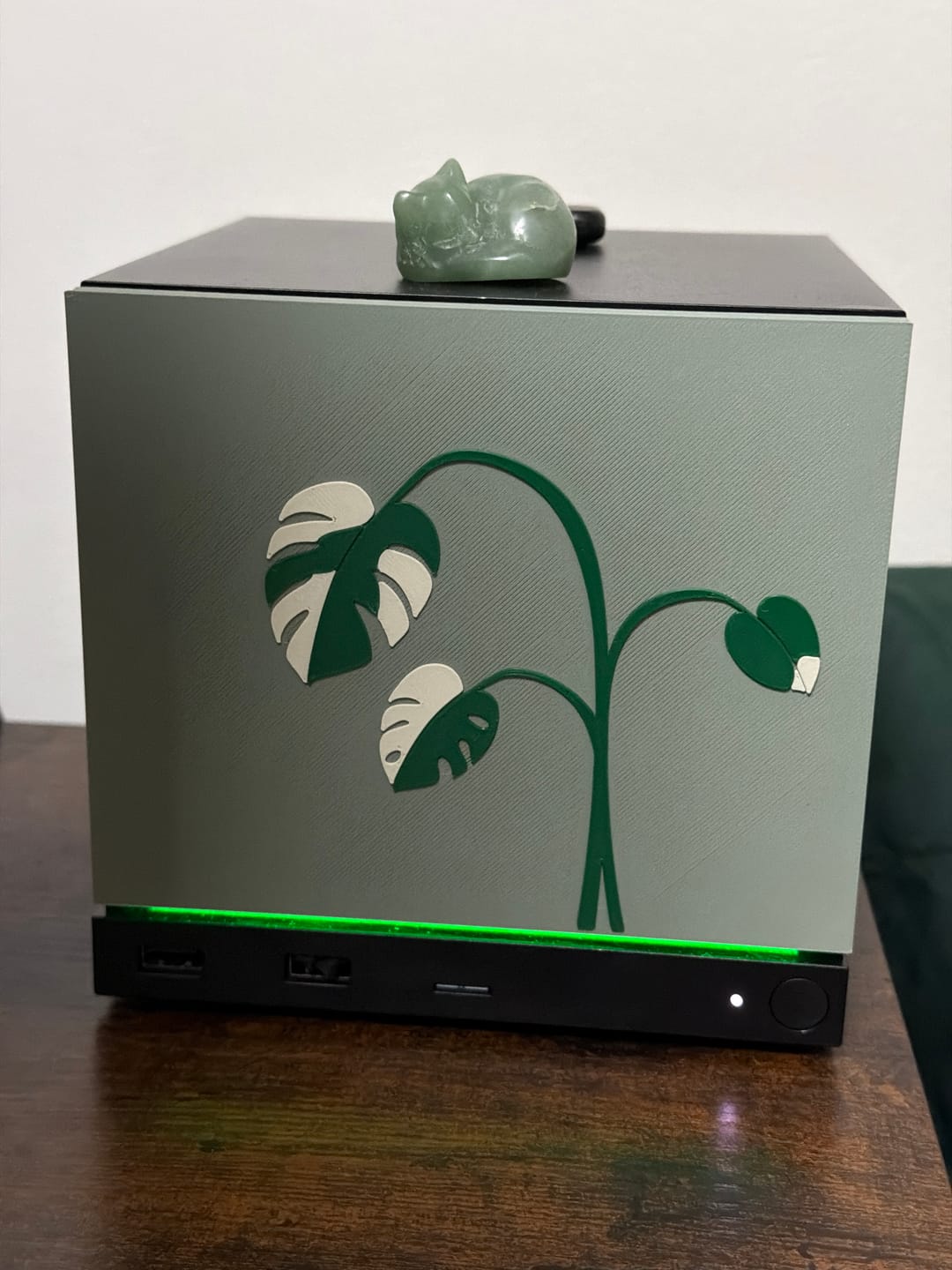 Customer photo review of Monstera Albo Valve Steam Machine Faceplate / Face Cover Pre-Order