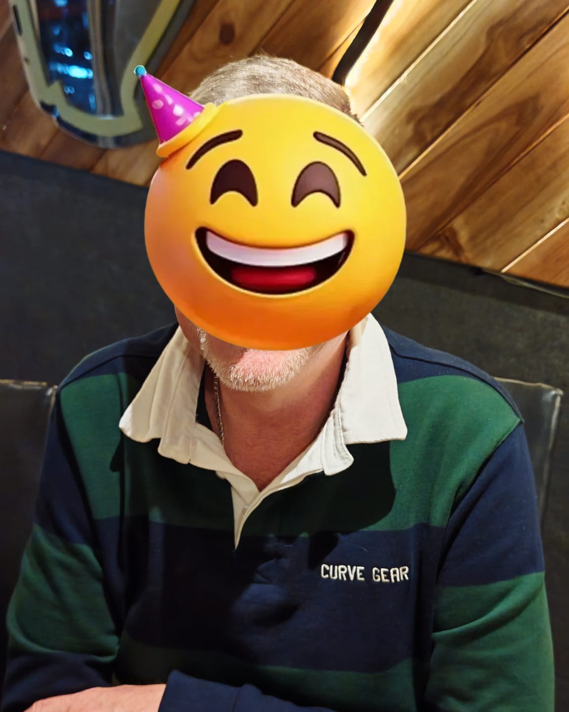 Customer photo review of Hero Rugby Polo Bottle Green & Navy