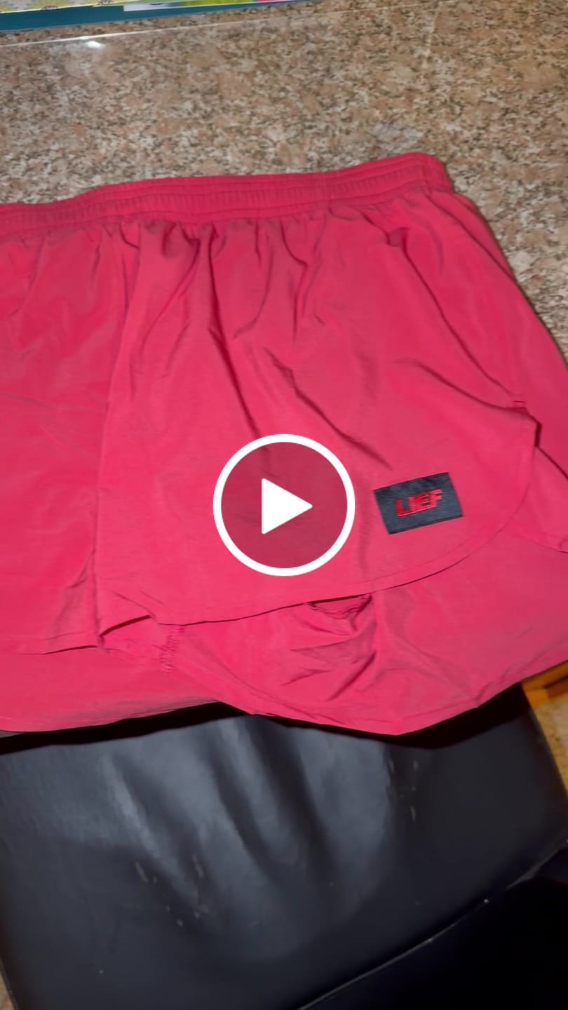 Customer video review of S3 - Men's 3" Split Running Short - El Rojo