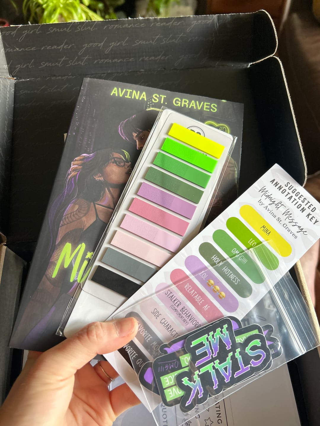 Customer photo review of good girl book club subscription