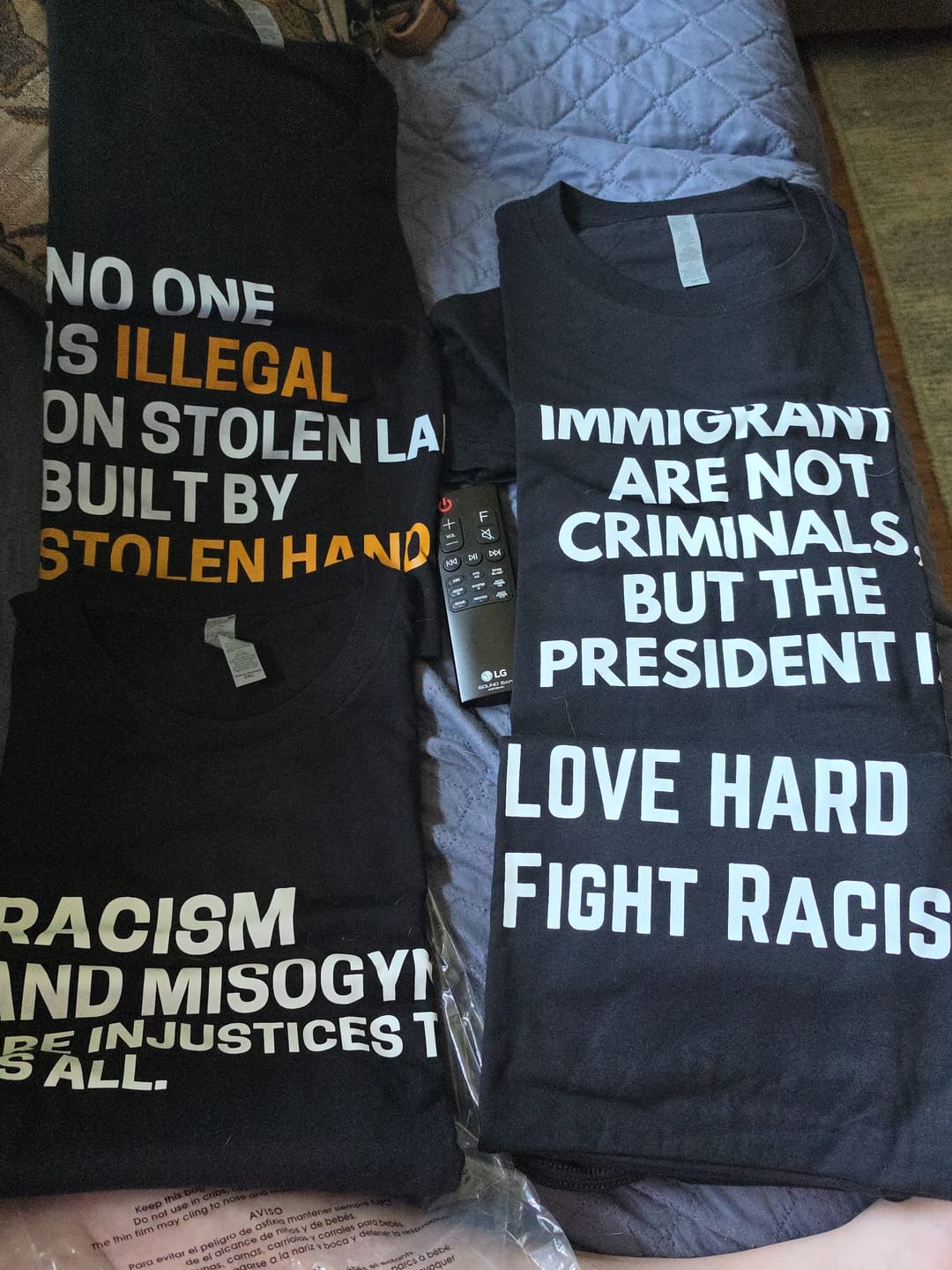 Customer photo review of Social Justice Unisex Bundle