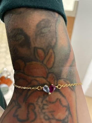 Customer photo review of Nivora - Birthstone Bracelet
