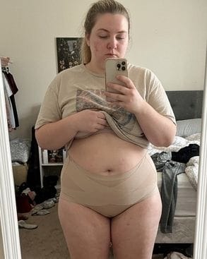 Customer photo review of Postpartum Recovery Brief — 360° Compression