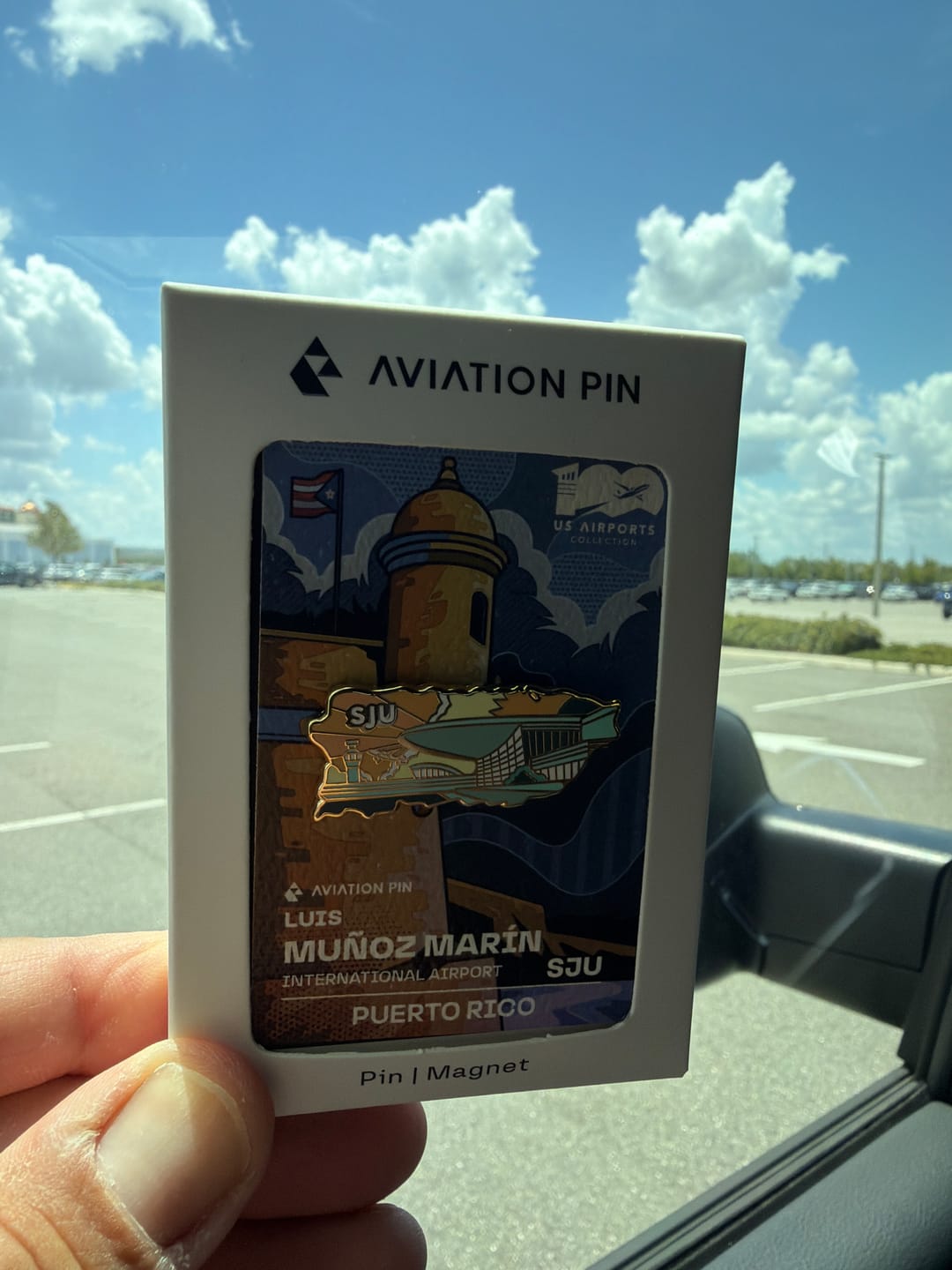 Customer photo review of MCO Airport Sticker – Orlando International Airport, Florida
