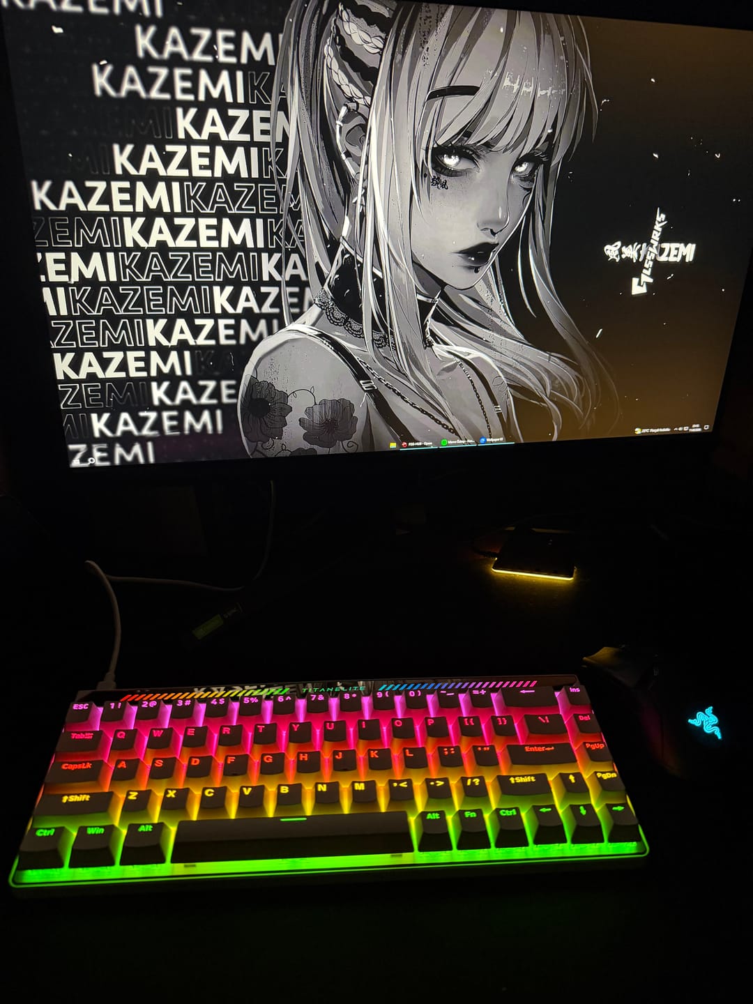 Customer photo review of FGG Madlions Titan 68 Turbo Klavye (Manyetik Switch / HE)
