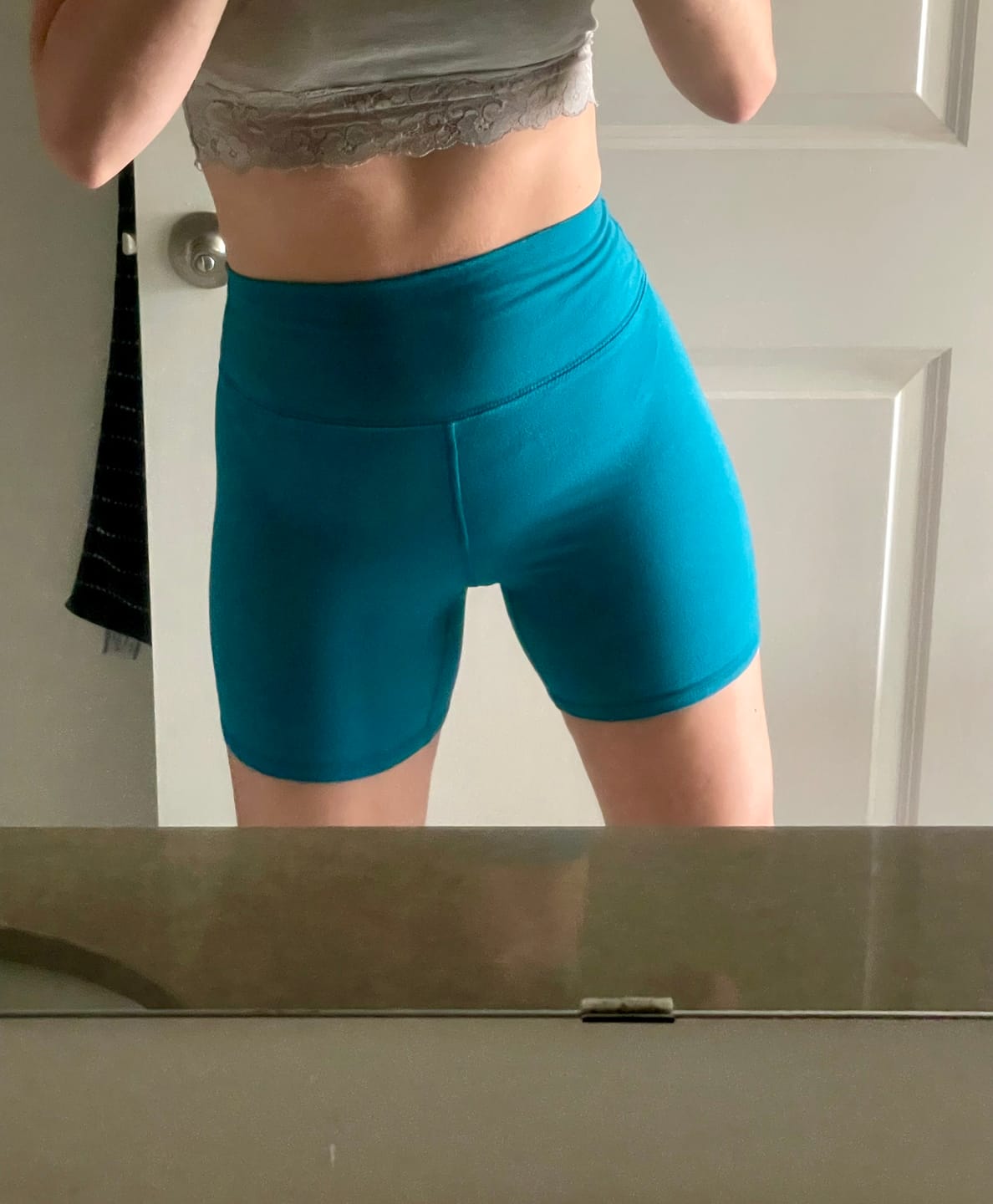 Customer photo review of EcoFlex 2.0 Organic Cotton High Waist Shorts