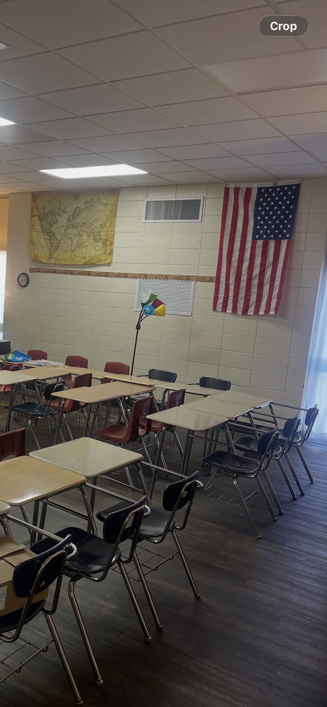 Customer photo review of Classroom Initiative 3' x 5 ' American Flag