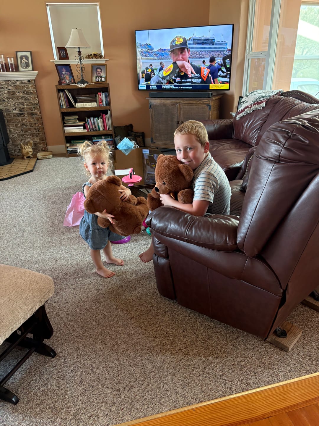 Customer photo review of Great-Grandson, Never Forget - Teddy Bear with Personalized Canvas Message Card (GGS07-P)