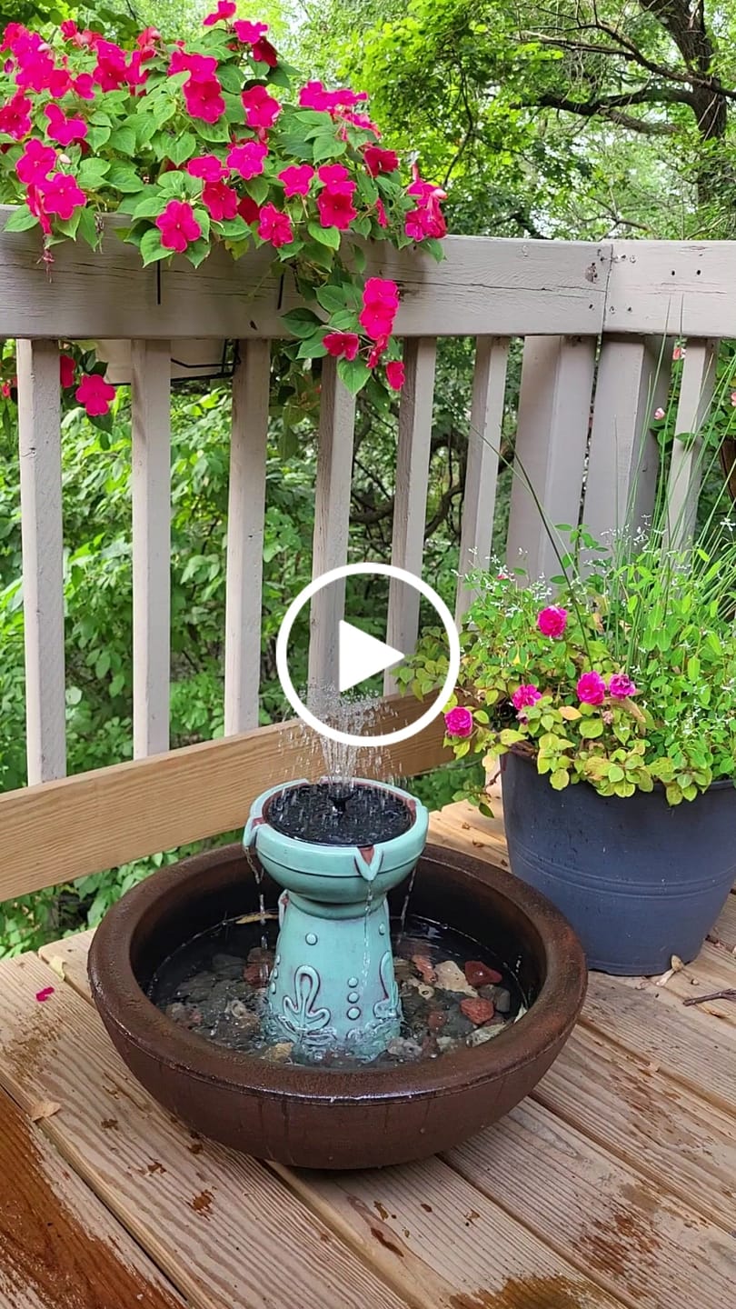 Customer video review of Trapani 8-Spout Fountain Tower