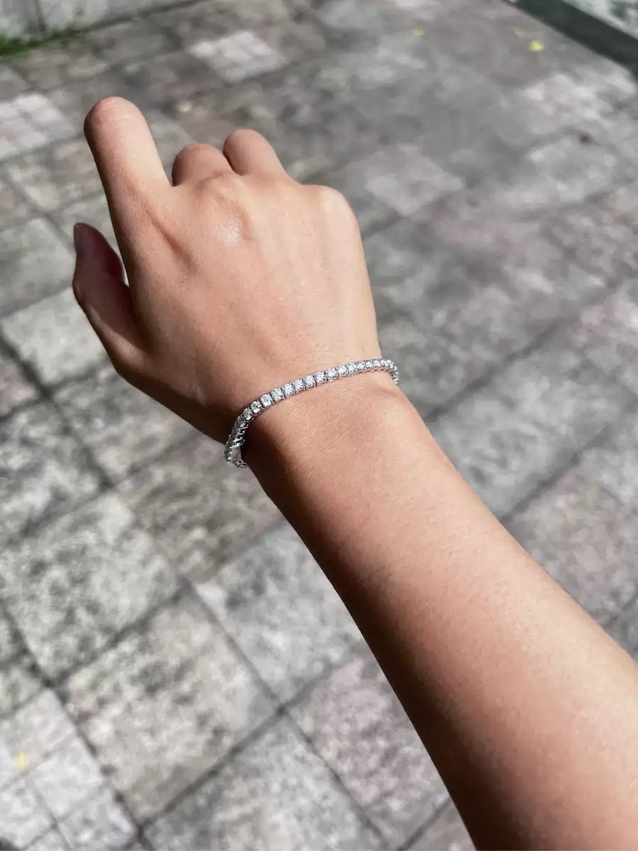 Customer photo review of Tennis Bracelet