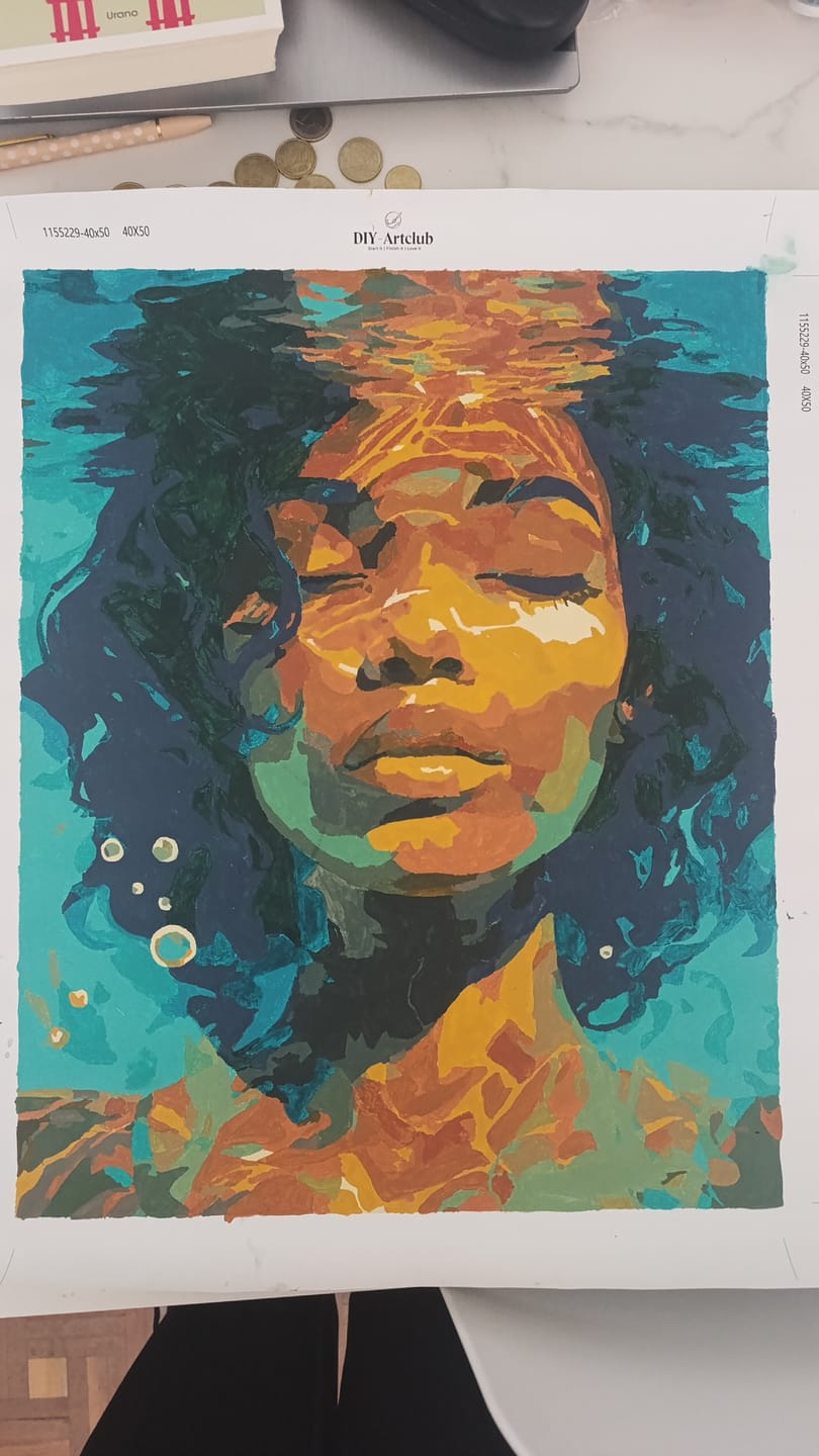 Customer photo review of Beneath the Surface | Paint by Number