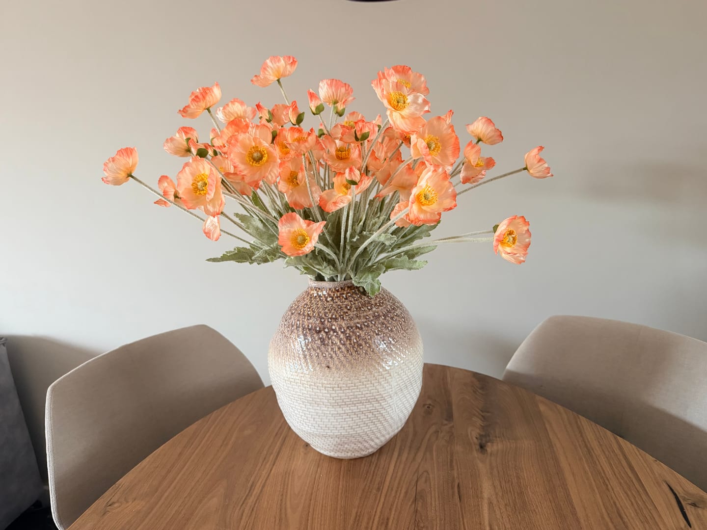 Customer photo review of Zijden Klaprozen - Oudroze
