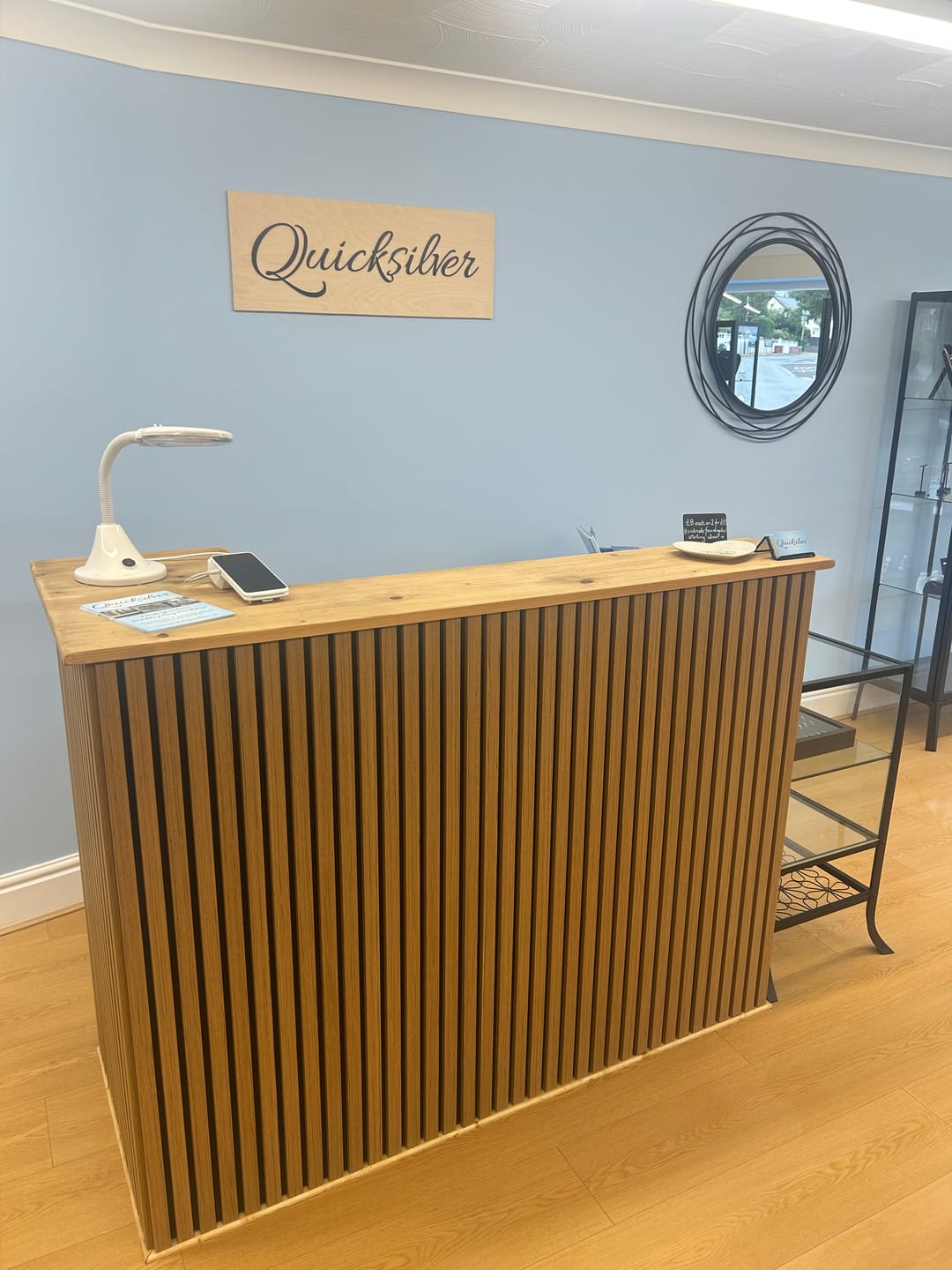 Customer photo review of Natural Oak Acoustic Wall Panel