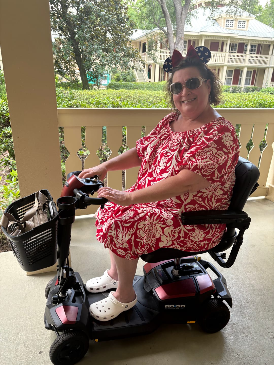Customer photo review of Multiday Mobility & ECV Foldable Travel Scooter Rental 300 Pound Capacity (3 or more days)