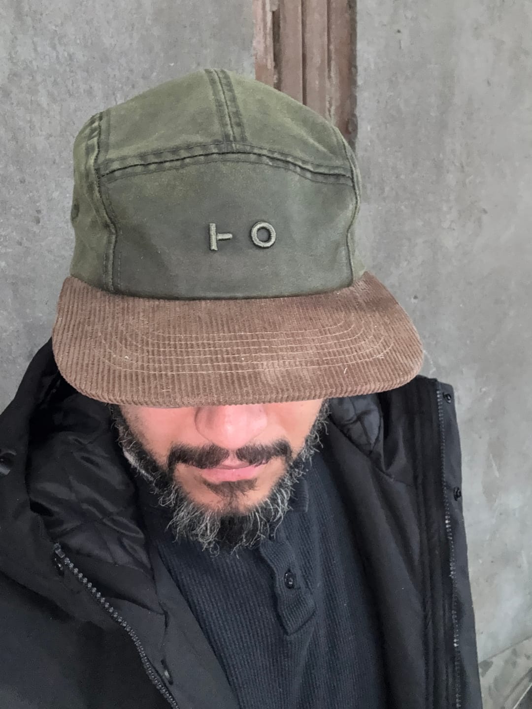 Customer photo review of Bob Green Brown Washed Suede Corduroy