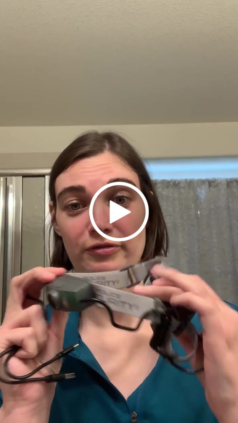 Customer video review of TWIN POWER 550 LUMEN LED HEADLAMP