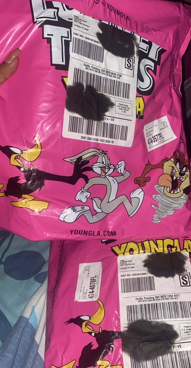 Customer photo review of 5256 - Looney Tunes Graffiti Crewnecks
