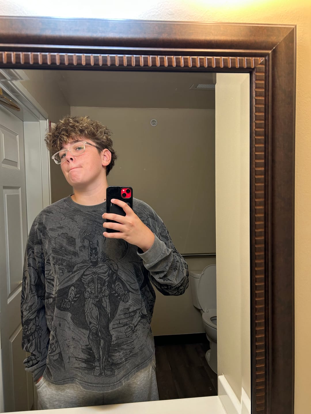 Customer photo review of 8002 - Batman Comic Longsleeves