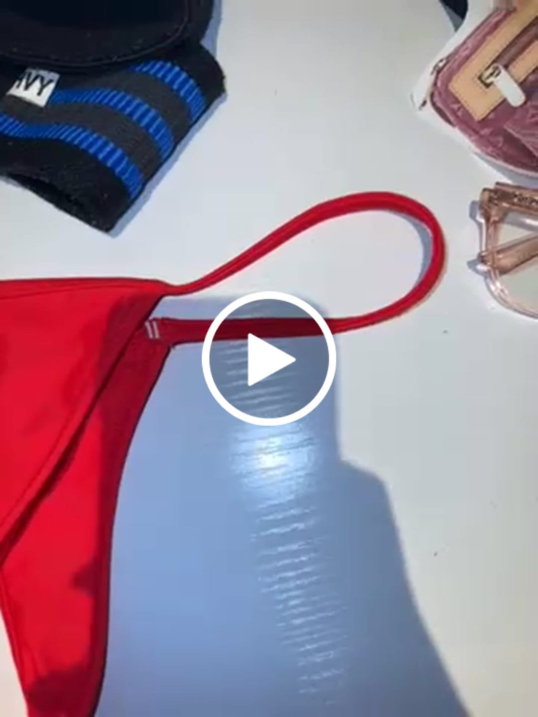 Customer video review of 008 Micro Bikini Bottoms - Siren Red
