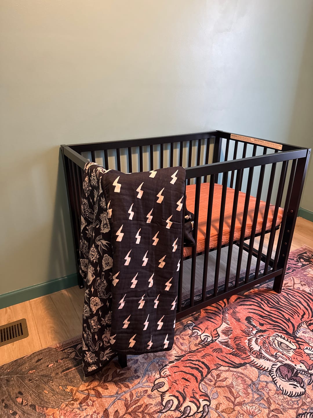 Customer photo review of Organic Muslin Quilt in Born to be Wild x Jagger