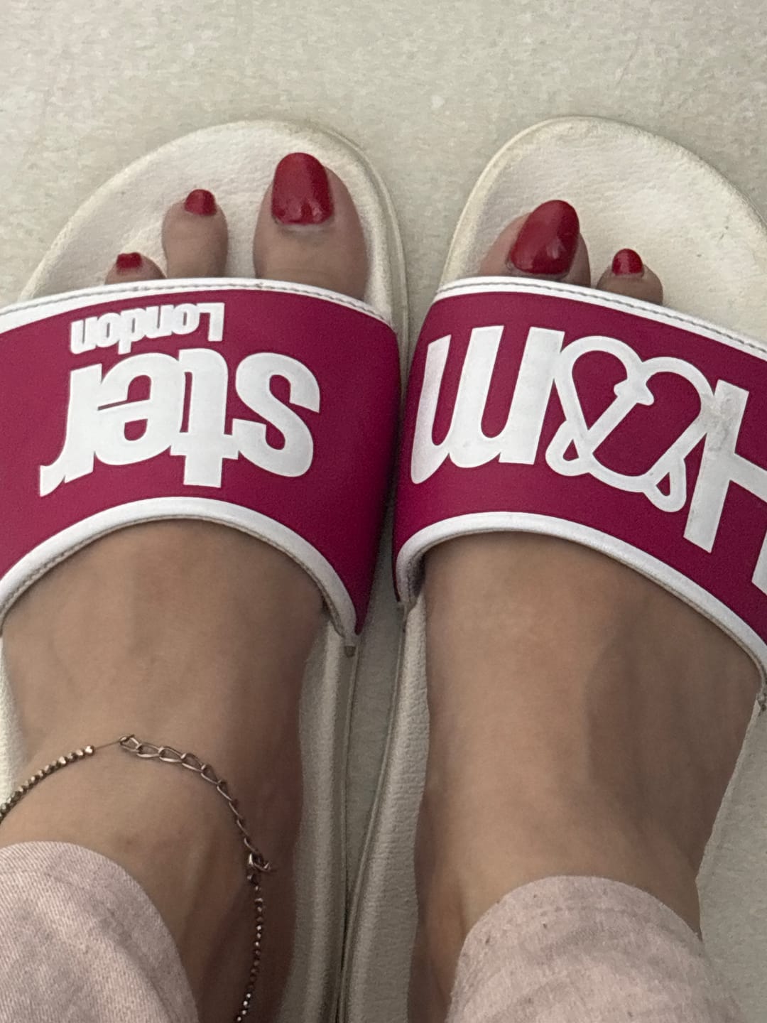 Customer photo review of Hamster London Coastline Slides Pink