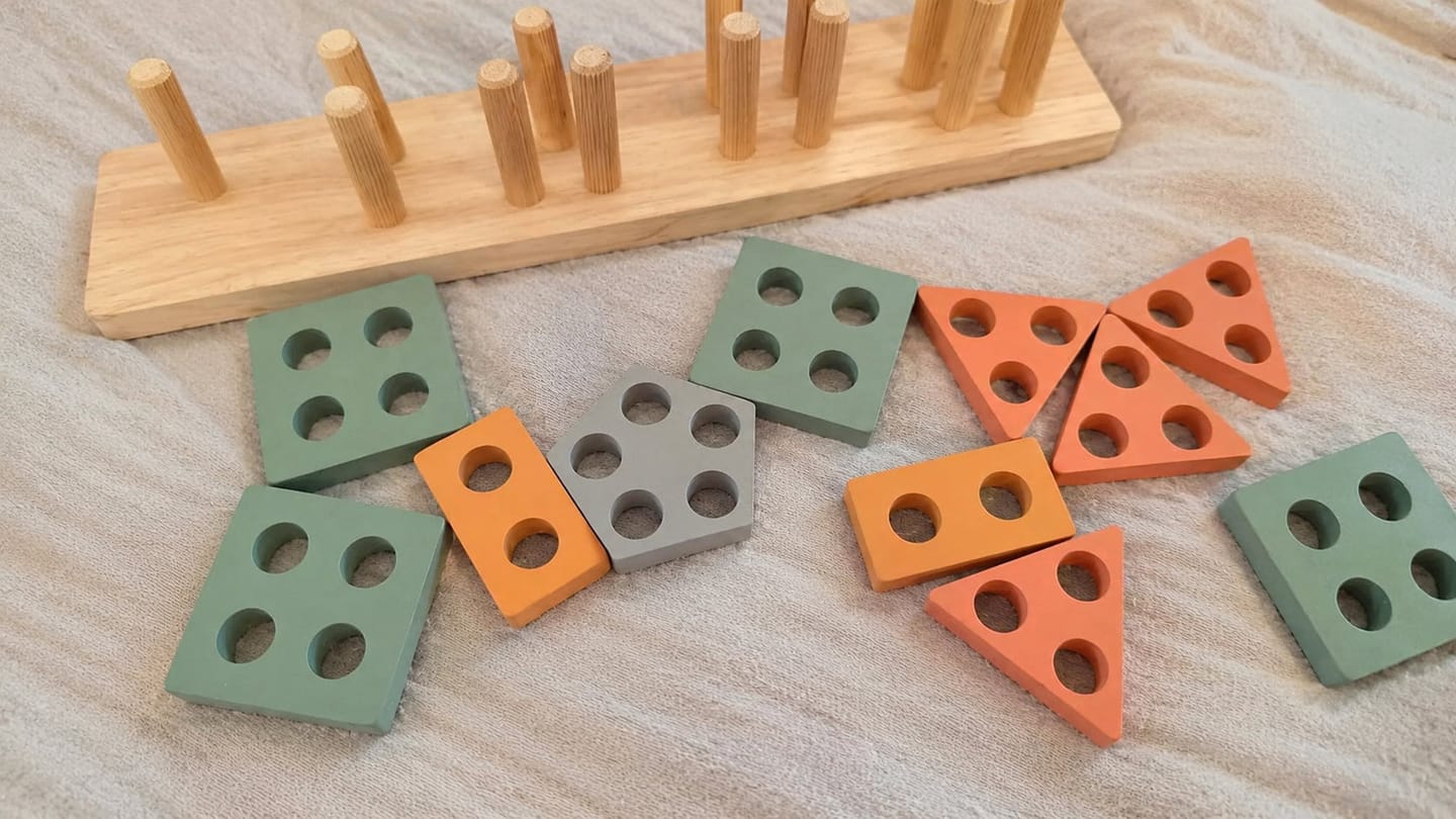 Customer photo review of Marvin's Wooden Shape Sorter